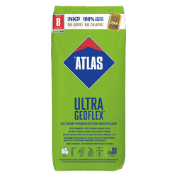 ATLAS ULTRA GEOFLEX klej żelowy 2-15 mm, wysokoelastyczny, odkształcalny, typ C2TE S1 25kg