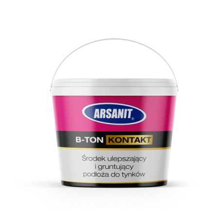 B-ton Kontakt Środek ulepszający i gruntujący podłoża do tynków cementowo - wapiennych i gipsowych 15kg Arsanit