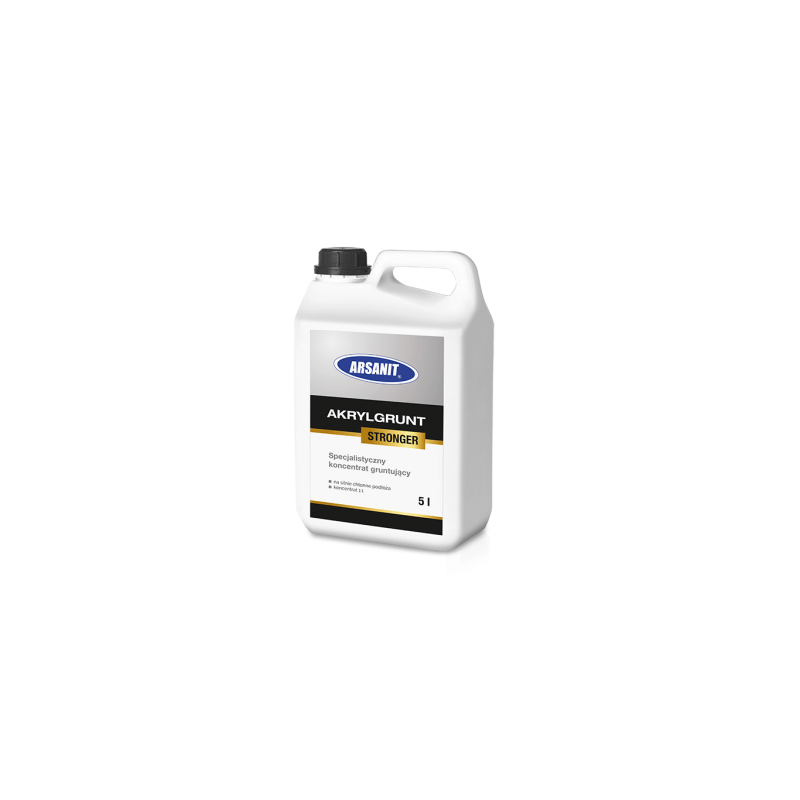 Akryl Grunt Stronger Specjalistyczny koncentrat gruntujący na silnie chłonne podłoża 5l Arsanit
