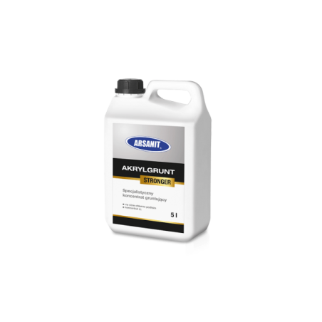 Akryl Grunt Stronger Specjalistyczny koncentrat gruntujący na silnie chłonne podłoża 5l Arsanit