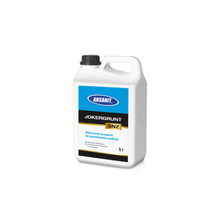 JOKERGrunt-SNZ Silikonowy preparat do gruntowania podłoży 5l Arsanit