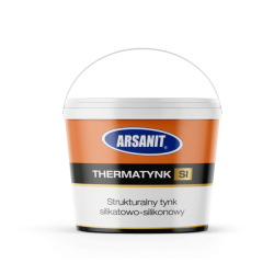THERMATynk-SI Strukturalny tynk silikatowo-silikonowy baranek 1,,5mm baza jasna 25kg Arsanit