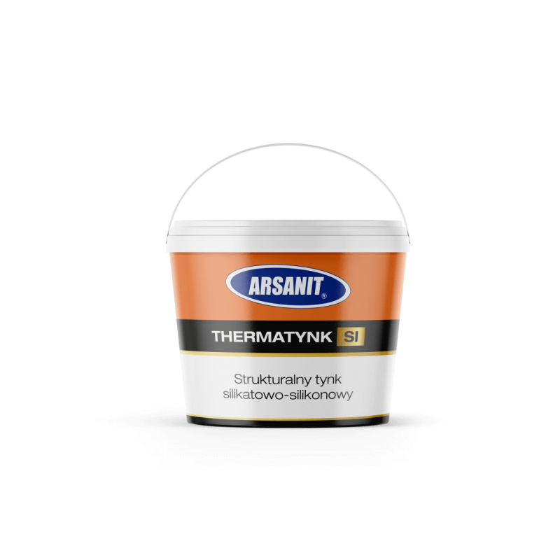 THERMATynk-SI Strukturalny tynk silikatowo-silikonowy baranek 1,,5mm baza jasna 25kg Arsanit