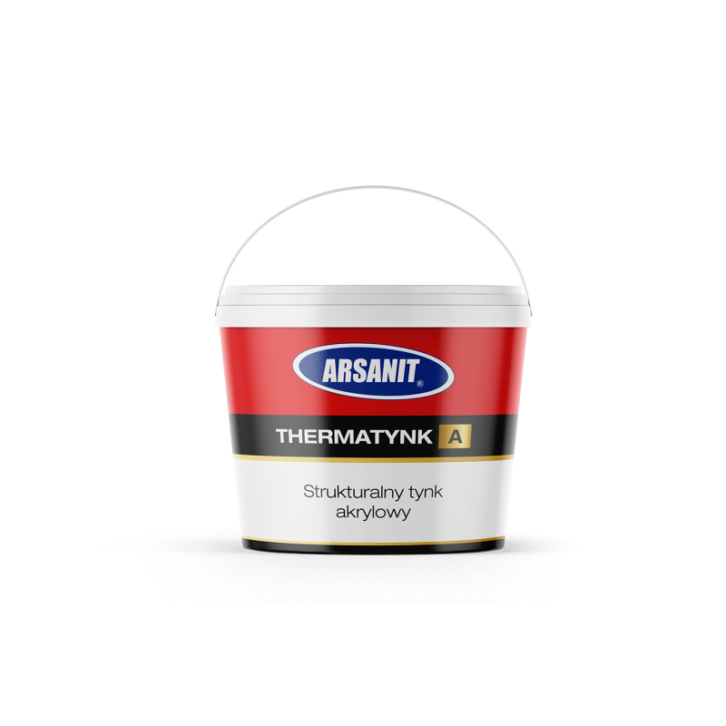 THERMATynk-A Strukturalny tynk akrylowy baranek 1,5mm baza jasna 25kg Arsanit