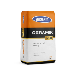 CERAMIK CZ-01 Klej do płytek wewnętrzny, klasa C1 25kg Arsanit