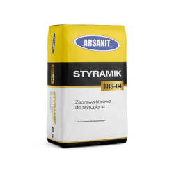 STYRAMIK THS-04 Zaprawa klejowa do styropianu białego  25kg Arsanit
