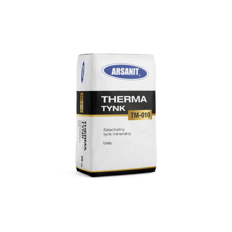 THERMATynk TM-010 Minerał biały tynk 2,0mm biały 25kg Arsanit