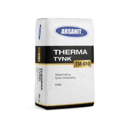 THERMATynk TM-010 Minerał biały tynk 2,0mm biały 25kg Arsanit