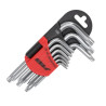 Zestaw kluczy torx krótkich DEDRA 06F220 zestawT10-T50 CRV (9 szt )