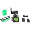 Multilaser 3D, poziomica laserowa 3D, DEDRA MC0904 zielony laser KUP W SKLEPIE