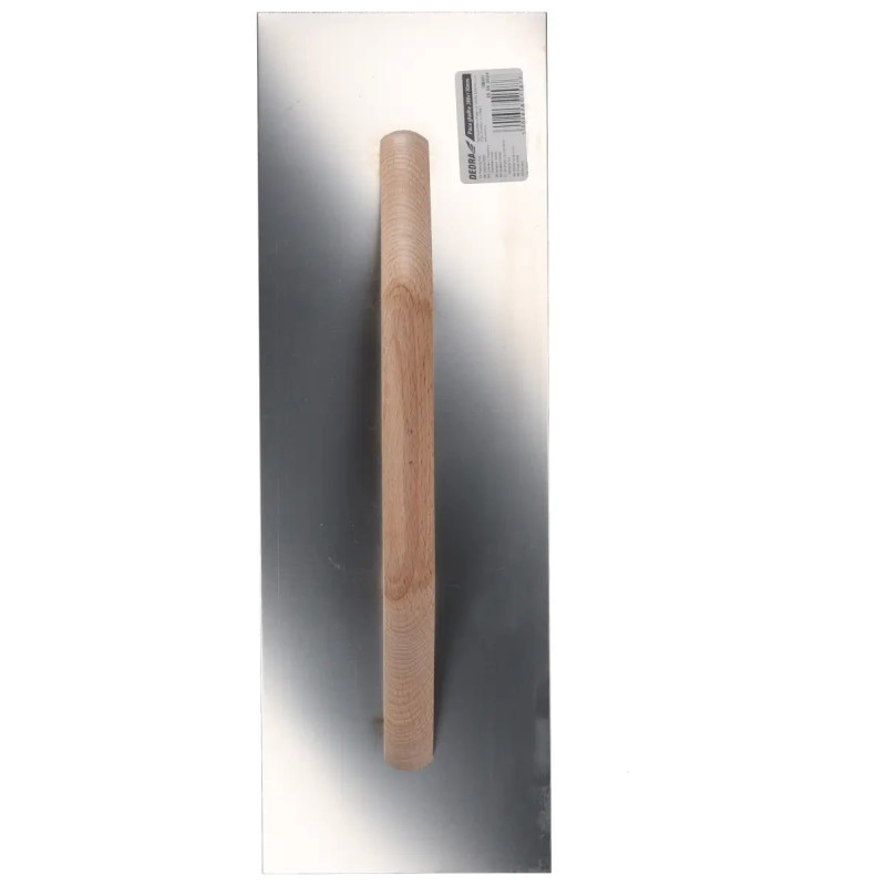 Paca gładka, rajberka DEDRA 15B001 380x130mm, stal nierdzewna, uchyt drewno bukowe