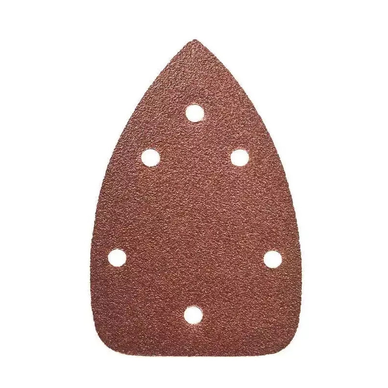 Papier ścierny do szlifierki delta DEDRA 140x140x80mm mocowane na rzep 5szt