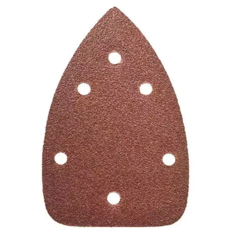 Papier ścierny do szlifierki delta DEDRA 140x140x80mm mocowane na rzep 5szt