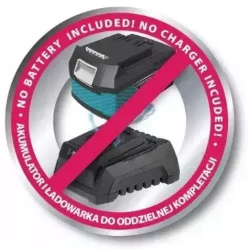 Pilarka ręczna akumulatorowa do drewna 18V, DEDRA SAS+ALL DED7064, tarcza 165mm